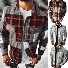 Printed Plaid Woolen Shirt Cotton Blended Long-sleeved plaid Button Men's Shirt Jacket Soft Fabric Daily Street Shirt
Printed Plaid Woolen Shirt Cotton Blended Long-sleeved plaid Button Men's Shirt Jacket Soft Fabric Daily Street Shirt