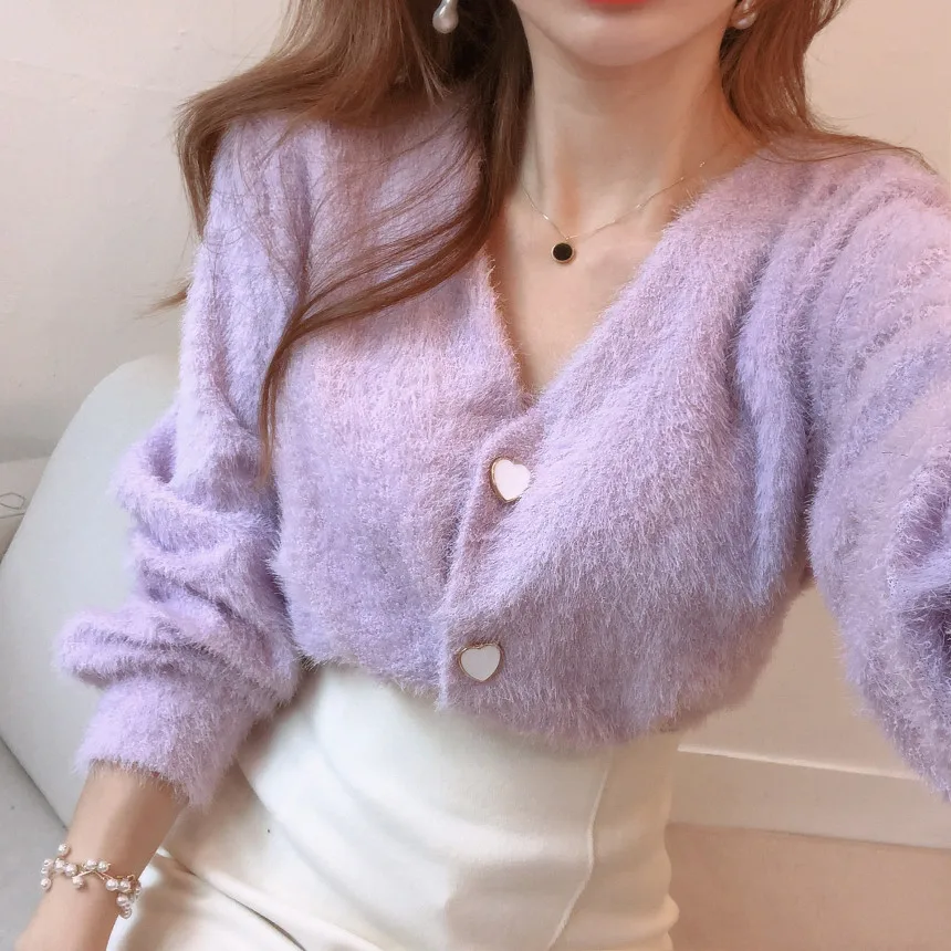 2020 autumn winter sexy women Sweaters Cropped Cardigan long sleeve v-neck single breasted knitted Crop Sweater Knitting Top
2020 autumn winter sexy women Sweaters Cropped Cardigan long sleeve v-neck single breasted knitted Crop Sweater Knitting Top
