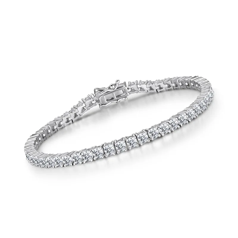 Luxury Bracelet 100% 925 Sterling Silver Lab Moissanite Gemstone Bangle Shiny Wedding Bracelet Fine Jewelry Pass Test Good Gift
Luxury Bracelet 100% 925 Sterling Silver Lab Moissanite Gemstone Bangle Shiny Wedding Bracelet Fine Jewelry Pass Test Good Gift