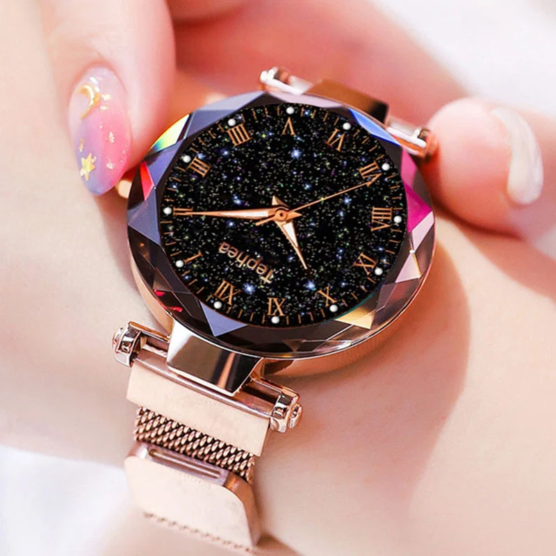 2019 Twinkling Starry Sky Magnetic Strap Women Watches Ladies Wrist Watch Flash Crystal Luxury Female Clock Relogio Feminino
2019 Twinkling Starry Sky Magnetic Strap Women Watches Ladies Wrist Watch Flash Crystal Luxury Female Clock Relogio Feminino
