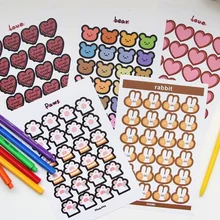 Cute Cartoon Simple Gradient Round Sealing Pattern Sticker Mobile Phone Decoration Kawaii Sticker Children Student Supplies
Cute Cartoon Simple Gradient Round Sealing Pattern Sticker Mobile Phone Decoration Kawaii Sticker Children Student Supplies