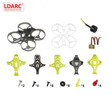 LDARC ET75 الغيار جزء 74 مللي متر طقم إطارات w/مظلة الطنان كومبو مجموعة ل RC الطائرة بدون طيار FPV سباق Multirotor أجزاء اكسسوارات(China)