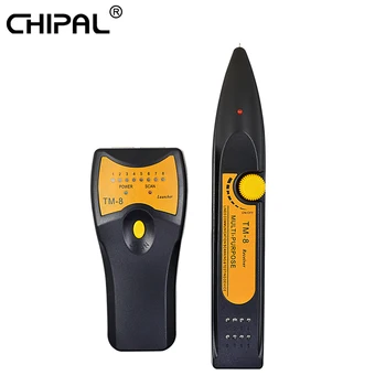 CHIPAL TM-8 Cable Tester RJ11 RJ45 Cat5 Cat6 Telephone Network Cat5A Cat6A Cat6E Wire Tracker Tracer Toner Ethernet Line Finder
CHIPAL TM-8 Cable Tester RJ11 RJ45 Cat5 Cat6 Telephone Network Cat5A Cat6A Cat6E Wire Tracker Tracer Toner Ethernet Line Finder