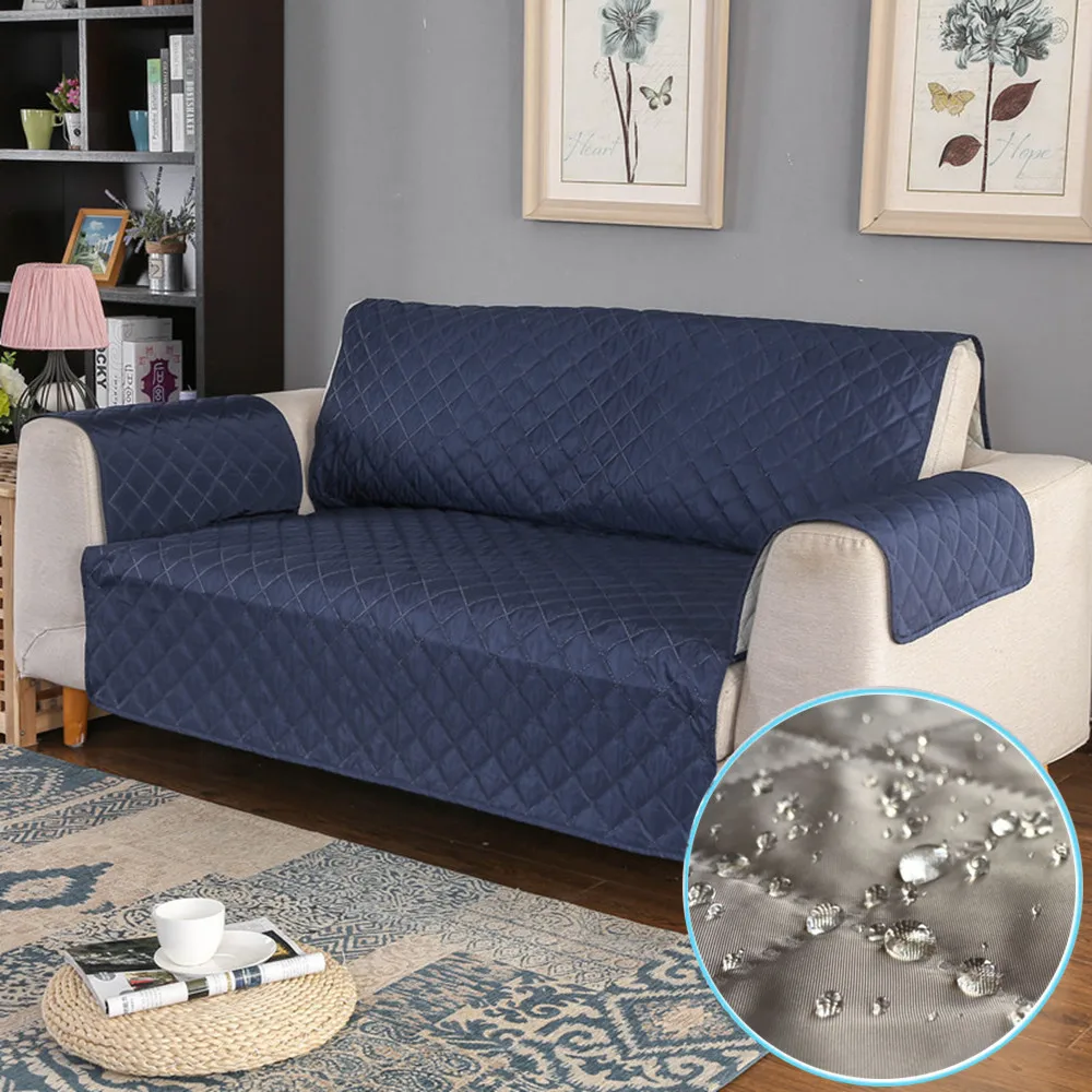 Solid Color Waterproof Sofa Cover Quilted Couch Cover For Pets Kids Washable Removable Single/double/three Seat Couch Slipcovers
Solid Color Waterproof Sofa Cover Quilted Couch Cover For Pets Kids Washable Removable Single/double/three Seat Couch Slipcovers