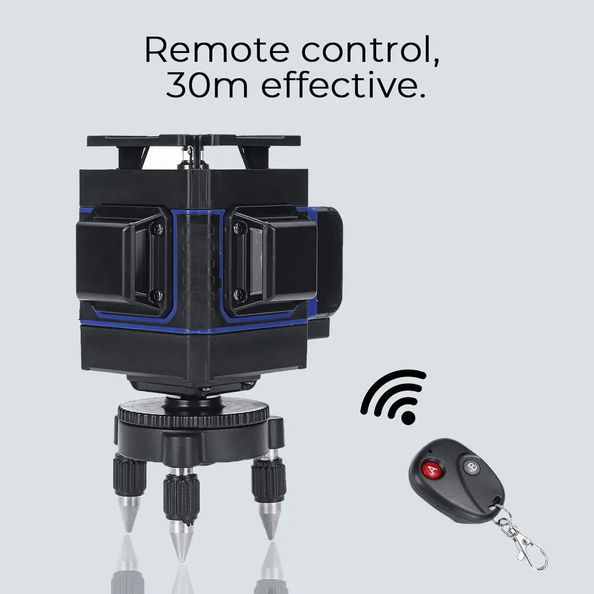12 Lines 3D Laser Level Self-Leveling Wireless Remote 360 Horizontal & Vertical Cross Line Green Laser With Battery Wall Bracket
12 Lines 3D Laser Level Self-Leveling Wireless Remote 360 Horizontal & Vertical Cross Line Green Laser With Battery Wall Bracket