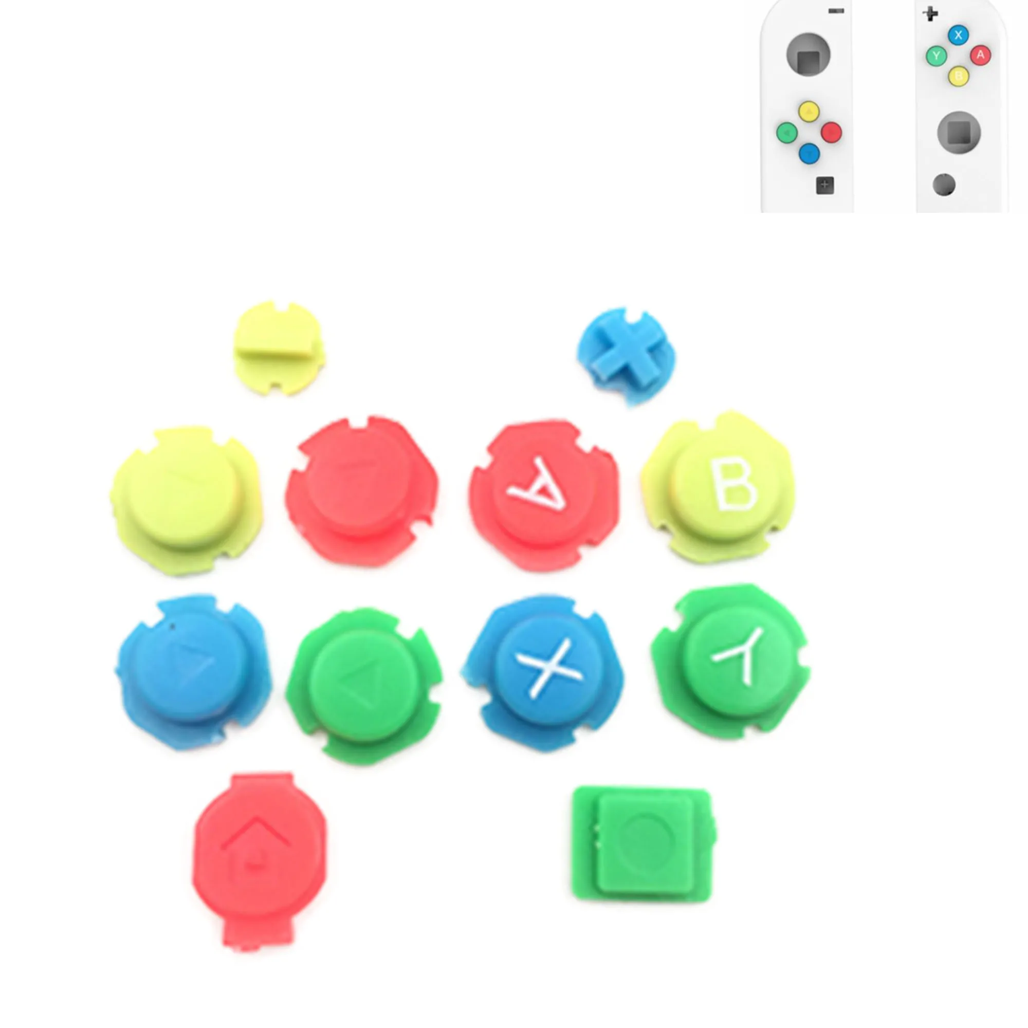20sets Colorful ABXY Directions Keys Buttons Replacement for Nintendo Switch Joy Con R LController
20sets Colorful ABXY Directions Keys Buttons Replacement for Nintendo Switch Joy Con R LController