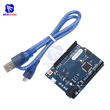 diymore Leonardo R3 Micro Atmega32u4 Pro Development Board with Micro USB Cable for Arduino 3.3V 5V IO Port
diymore Leonardo R3 Micro Atmega32u4 Pro Development Board with Micro USB Cable for Arduino 3.3V 5V IO Port