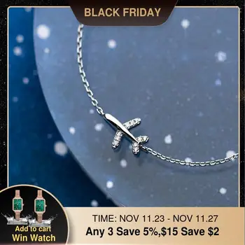 Airplane Bracelet Real 925 Silver Jewelry Bangles Minimalism Tobilleras Pulsera Para Tobillo Vintage Joyas Bracelets for Women
Airplane Bracelet Real 925 Silver Jewelry Bangles Minimalism Tobilleras Pulsera Para Tobillo Vintage Joyas Bracelets for Women