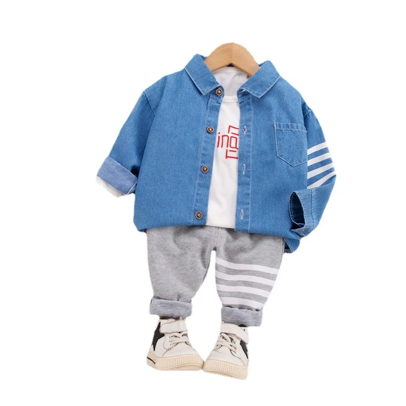 New Spring Autumn Baby Boys Clothes Children Fashion Jacket T-Shirt Pants 3Pcs/Set Toddler Casual Girls Clothing Kids Tracksuits
New Spring Autumn Baby Boys Clothes Children Fashion Jacket T-Shirt Pants 3Pcs/Set Toddler Casual Girls Clothing Kids Tracksuits