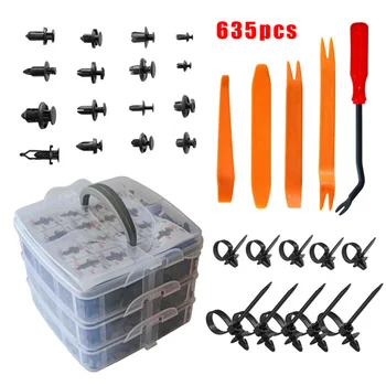 635*Car Retainer Clips Fasteners W/Removal Tool Kit 16Size For Toyota Ford Honda Brand New And High Quality
635*Car Retainer Clips Fasteners W/Removal Tool Kit 16Size For Toyota Ford Honda Brand New And High Quality