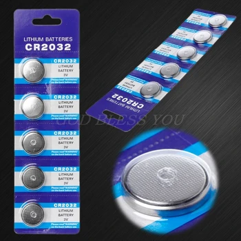 Button Battery 3V CR2032 BR2032 DL2032 ECR2032 Cell Coin Lithium Li-ion Batteries Promotion Watch Computer LED Light Electronic
Button Battery 3V CR2032 BR2032 DL2032 ECR2032 Cell Coin Lithium Li-ion Batteries Promotion Watch Computer LED Light Electronic