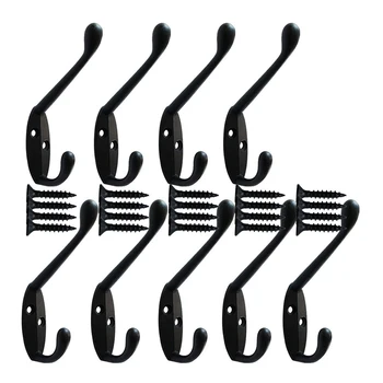 9 Pcs Heavy Duty Coat Wall Hooks Retro Hanger Double Pole for Hat with 20 Screws Bathroom Hardware WWO66
9 Pcs Heavy Duty Coat Wall Hooks Retro Hanger Double Pole for Hat with 20 Screws Bathroom Hardware WWO66
