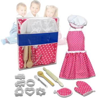 New Kitchen Kids Chef Set DIY Cooking Baking Suit Toys Set Pretend Clothes Apron Gloves Children Kitchen Simulation Kitchen Tool 
New Kitchen Kids Chef Set DIY Cooking Baking Suit Toys Set Pretend Clothes Apron Gloves Children Kitchen Simulation Kitchen Tool