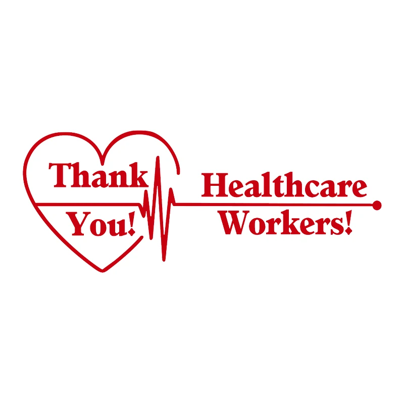 17*6.7cm Health Care Workers Vinyl Decal car Sticker Heartbeat Thank You car stickers and decals funny
17*6.7cm Health Care Workers Vinyl Decal car Sticker Heartbeat Thank You car stickers and decals funny