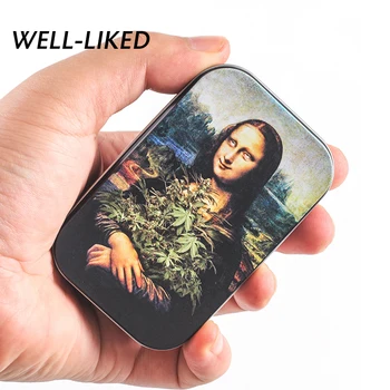 1pcs Mona Lisa Pattern Tin Storage Box Tobacco Box Humidor Rolling Paper Box Cigarette Case Box Holder Smking Accessories
1pcs Mona Lisa Pattern Tin Storage Box Tobacco Box Humidor Rolling Paper Box Cigarette Case Box Holder Smking Accessories