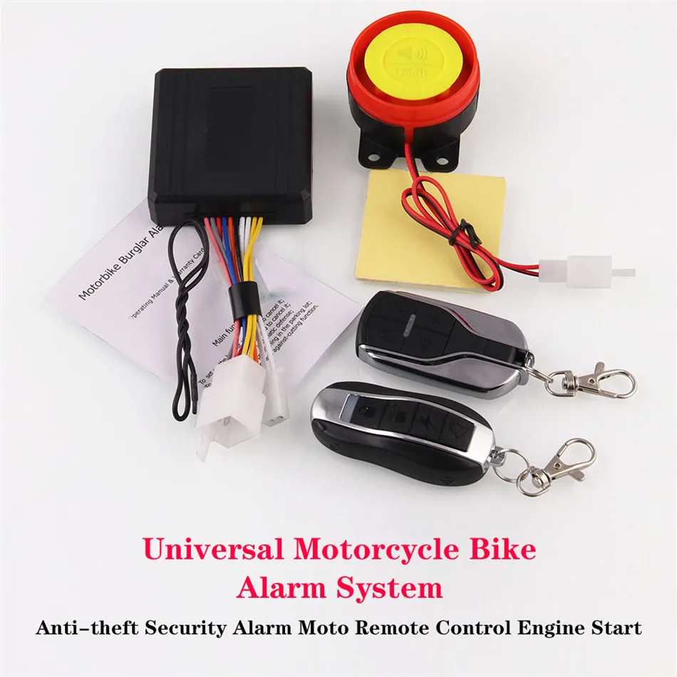 High Quality Remote Control Alarm Motorcycle Security System Motorcycle Theft Protection Bike Moto Scooter Motor Alarm System
High Quality Remote Control Alarm Motorcycle Security System Motorcycle Theft Protection Bike Moto Scooter Motor Alarm System