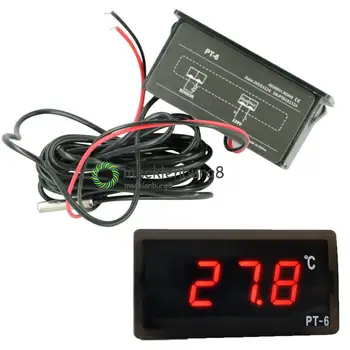 PT-6 -40~110C Digital Car Thermometer Vehicle Temperature Meter Monitor AC 220V Automotive Thermometer with 2m NTC Sensor NEW
PT-6 -40~110C Digital Car Thermometer Vehicle Temperature Meter Monitor AC 220V Automotive Thermometer with 2m NTC Sensor NEW