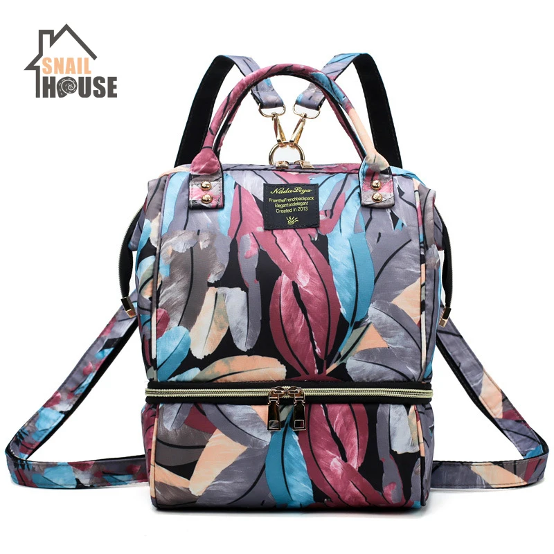 Snailhouse Mummy Bag Multi-function Large Capacity Maternal Child Nappy Bag Waterproof Insulation Diaper Bag Shoulder Backpack
Snailhouse Mummy Bag Multi-function Large Capacity Maternal Child Nappy Bag Waterproof Insulation Diaper Bag Shoulder Backpack