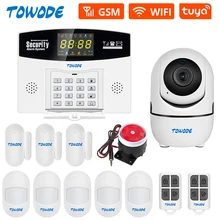 TOWODE W210 Tuya Smart Alarm System WIFI GSM Home Security Wireless LCD Display Panel PIR Motion Detector Door Sensor Alarm Kit
TOWODE W210 Tuya Smart Alarm System WIFI GSM Home Security Wireless LCD Display Panel PIR Motion Detector Door Sensor Alarm Kit
