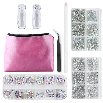 Multi Shapes Glass Crystal AB Rhinestones For Nail Art Craft, Mix 12 Style FlatBack Crystals 3D Decorations Nail Rhinestones
Multi Shapes Glass Crystal AB Rhinestones For Nail Art Craft, Mix 12 Style FlatBack Crystals 3D Decorations Nail Rhinestones
