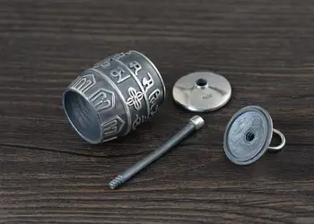 925 Sterling Silver Buddhism Surangama Mantra pendant Charm Locket Amulet For men women jewerly A4203
925 Sterling Silver Buddhism Surangama Mantra pendant Charm Locket Amulet For men women jewerly A4203