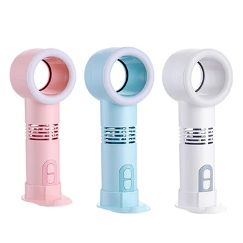 USB Handheld Mini Cooler Leafless Fan Rechargeable Portable Desktop Lighted Air Cooler Three Tooth Leafless Fan(White)
USB Handheld Mini Cooler Leafless Fan Rechargeable Portable Desktop Lighted Air Cooler Three Tooth Leafless Fan(White)