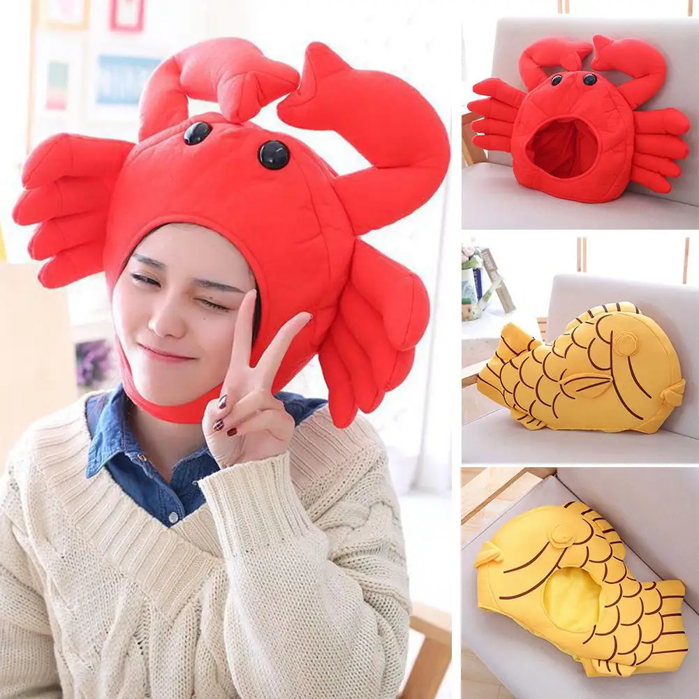 Lovely Taiyaki Crab Shape Cotton Earflap Beanie Cap Hat Costume Parties Supplies Hats accessories Fashion popular cap gifts toys
Lovely Taiyaki Crab Shape Cotton Earflap Beanie Cap Hat Costume Parties Supplies Hats accessories Fashion popular cap gifts toys