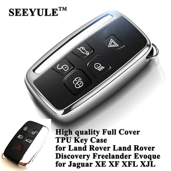1pc SEEYULE TPU Full Cover Car Key Case Cover Key Shell Accessories for Land Rover Range Rover Discovery Jaguar XE XF XJL F-TYPE
1pc SEEYULE TPU Full Cover Car Key Case Cover Key Shell Accessories for Land Rover Range Rover Discovery Jaguar XE XF XJL F-TYPE