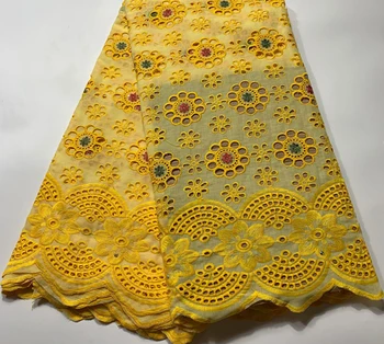 100% Cotton African Dry Lace Fabric yellow Nigerian Lace Fabric 2020 High Quality Swiss Voile lace In Switzerland SSH057 
100% Cotton African Dry Lace Fabric yellow Nigerian Lace Fabric 2020 High Quality Swiss Voile lace In Switzerland SSH057