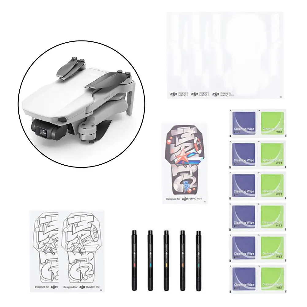 Sticker DIY Kit For DJI Mavic Mini Sticker Original Protective Scratch-resistant RC Drone Skin Guard Cover Drone Accessories
Sticker DIY Kit For DJI Mavic Mini Sticker Original Protective Scratch-resistant RC Drone Skin Guard Cover Drone Accessories