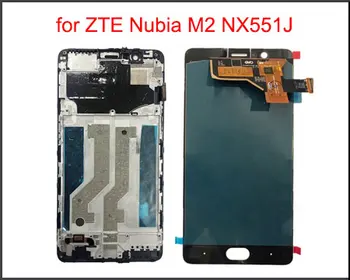 5.5" AMOLED LCD Display for ZTE Nubia M2 NX551J LCD Display Touch Screen Digitizer Panel Sensor Replacement Assembly with Frame
5.5" AMOLED LCD Display for ZTE Nubia M2 NX551J LCD Display Touch Screen Digitizer Panel Sensor Replacement Assembly with Frame