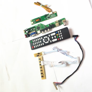 For B154SW01 V9 VB LCD panel monitor LVDS 1CCFL 30Pin keyboard+Remote+Inverter T.V56 drive card board HDMI VGA USB AV RF DIY kit
For B154SW01 V9 VB LCD panel monitor LVDS 1CCFL 30Pin keyboard+Remote+Inverter T.V56 drive card board HDMI VGA USB AV RF DIY kit