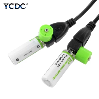 2 Pieces 1.2V 1450mAh AA Ni-MH Nimh Batteries 500mA USB Charging LR6 HR6 UM3 Batteries With Usb Cable For LED Flashlight Torch
2 Pieces 1.2V 1450mAh AA Ni-MH Nimh Batteries 500mA USB Charging LR6 HR6 UM3 Batteries With Usb Cable For LED Flashlight Torch