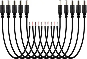 10 Pair (Male & Female) 2.1 x 5.5mm DC Power Cable for LED Strip Lights and Security CCTV Pa
10 Pair (Male & Female) 2.1 x 5.5mm DC Power Cable for LED Strip Lights and Security CCTV Pa