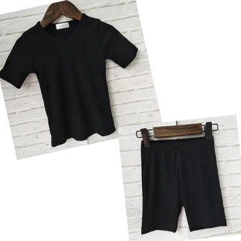 HITOMAGIC 2020 New Arrival Kids Clothes Ribbed Sets Boys Baby Girls Clothing Hot Sale Summer Shorts Children Outfit Black Pajama
HITOMAGIC 2020 New Arrival Kids Clothes Ribbed Sets Boys Baby Girls Clothing Hot Sale Summer Shorts Children Outfit Black Pajama