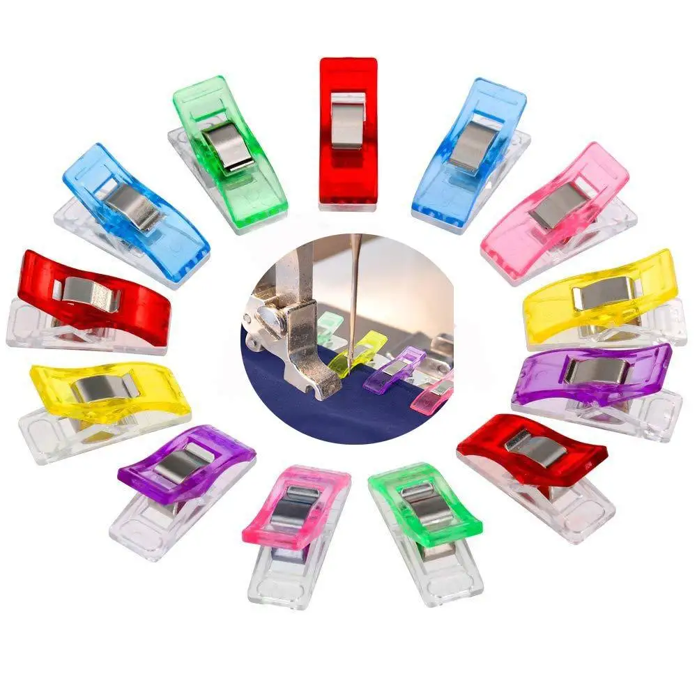50/100PCs DIY Patchwork Job Foot Case Multicolor Plastic Clips Hemming Sewing Tools Sewing Accessories Crafts Sewing Clips Tools
50/100PCs DIY Patchwork Job Foot Case Multicolor Plastic Clips Hemming Sewing Tools Sewing Accessories Crafts Sewing Clips Tools