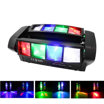 RGBW 8x10W LED Spider Light Mini LED Moving Head Light DMX512 LED Spider Beam Stage Lighting Good For DJ Nightclub Disco Party
RGBW 8x10W LED Spider Light Mini LED Moving Head Light DMX512 LED Spider Beam Stage Lighting Good For DJ Nightclub Disco Party
