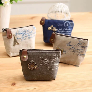 1pc Casual Canvas Coin Purse Zipper Wallet Small Coin Case Pouch Holder Key Bag Card Storage Bag Cute Office Desk Decoration
1pc Casual Canvas Coin Purse Zipper Wallet Small Coin Case Pouch Holder Key Bag Card Storage Bag Cute Office Desk Decoration