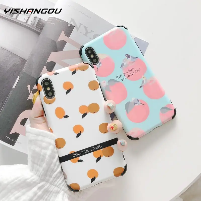 YISAHNGOU Cute Fruit Pattern Soft Phone Case Covert For iPhone XS MAX XR X 10 8 7 6s 6 Plus Matter Case Skin Caqa Fundas Gift
YISAHNGOU Cute Fruit Pattern Soft Phone Case Covert For iPhone XS MAX XR X 10 8 7 6s 6 Plus Matter Case Skin Caqa Fundas Gift