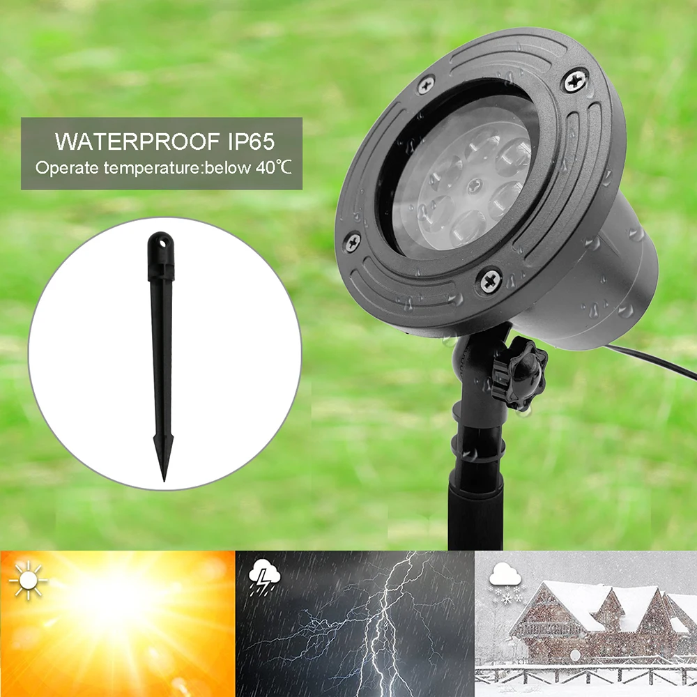 Christmas Snowflake LED Projector Lights Rotating Snowfall Projection with Remote Control Outdoor Landscape Decorative Lighting
Christmas Snowflake LED Projector Lights Rotating Snowfall Projection with Remote Control Outdoor Landscape Decorative Lighting