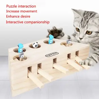 Pet Hamster Cat Hunting Toy 5/3-hole Mouse Hole Cats Catch Bite Interactive Toys
Pet Hamster Cat Hunting Toy 5/3-hole Mouse Hole Cats Catch Bite Interactive Toys