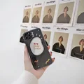INS/корейский милый забавный чехол для телефона с граффити, зеркалом, волнистыми точками для iPhone 11 pro MAX Xs MAX Xr X 7 8 plus, мягкая задняя крышка из ТПУ