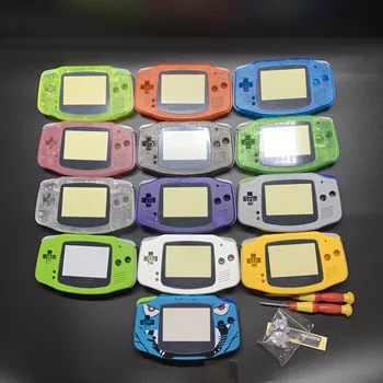 Ganer DIY Full set housing shell cover case w/ conductive rubber pad buttons for Game Boy Advance GBA console
Ganer DIY Full set housing shell cover case w/ conductive rubber pad buttons for Game Boy Advance GBA console