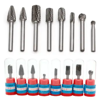 8pc Tungsten Carbide Burr Bit 1/4" 6mm Rotary Cutter Files CNC Engraving Set New
8pc Tungsten Carbide Burr Bit 1/4" 6mm Rotary Cutter Files CNC Engraving Set New