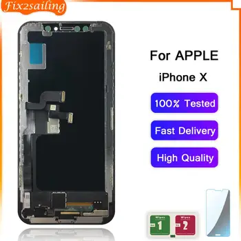 Grade AAA+ Black LCD Display For Apple iPhone X LCD Display With Touch Screen Digitizer Assembly Replacement For Apple Iphone X
Grade AAA+ Black LCD Display For Apple iPhone X LCD Display With Touch Screen Digitizer Assembly Replacement For Apple Iphone X