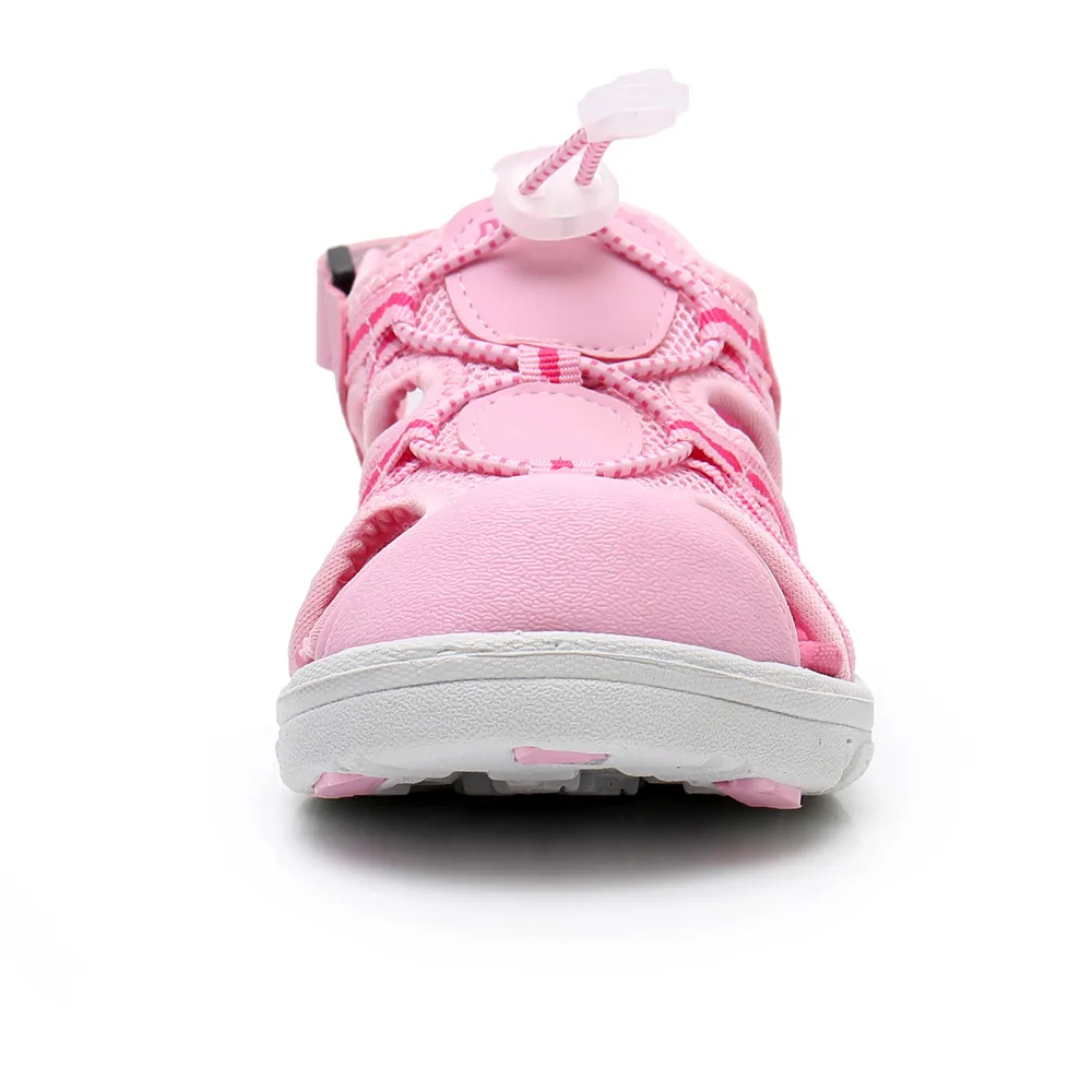Apakowa Ankle Unisex Kids Boys Sandals Hollow Breathable Toddler Sandals Hook&Loop Sport Summer Girl Sandals Childrens Shoes