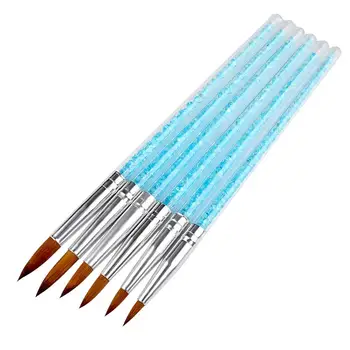 6pcs Nail Art Brushes Set Nail Painting Pens Blue Rhinestone Handle Drawing Liner Brush Manicure Tools
6pcs Nail Art Brushes Set Nail Painting Pens Blue Rhinestone Handle Drawing Liner Brush Manicure Tools