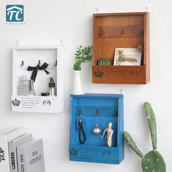 Ledge Storage Box Wooden Retro Mailbox Phone Retro Wall-mounted Storage Box Key Hook Small Object Basket
Ledge Storage Box Wooden Retro Mailbox Phone Retro Wall-mounted Storage Box Key Hook Small Object Basket