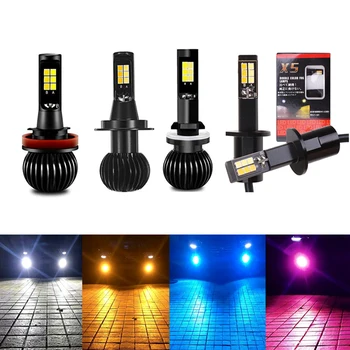 2pcs COB LED Fog Lights Dual Color Flash Automobile 9005 9006 H1 H3 H7 H8 H11 H27 880 881 Tuning Car Universal Ice blue Bulbs
2pcs COB LED Fog Lights Dual Color Flash Automobile 9005 9006 H1 H3 H7 H8 H11 H27 880 881 Tuning Car Universal Ice blue Bulbs
