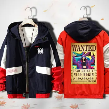 Unisex Anime Cos ONE PIECE Wanted Luffy Roronoa Zoro Nami Usopp Sanji Trafalgar Law Wanted Zipper Cardigan Hooded Jacket Coat
Unisex Anime Cos ONE PIECE Wanted Luffy Roronoa Zoro Nami Usopp Sanji Trafalgar Law Wanted Zipper Cardigan Hooded Jacket Coat